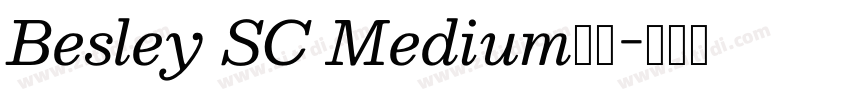 Besley SC Medium字体字体转换